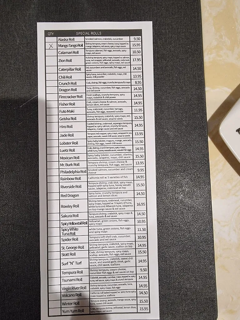Menu_Sakura Japanese Steakhouse_St. George, UT_image_old_1