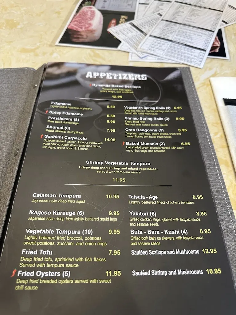 Menu_Sakura Japanese Steakhouse_St. George, UT_image_old_2