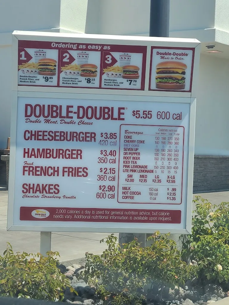 Menu_In-N-Out Burger_Washington, UT_image_old_2