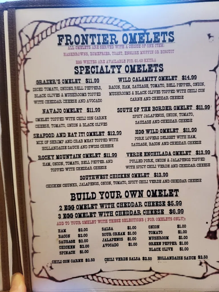 Menu_Wagon Wheel Diner_St. George, UT_image_old_1
