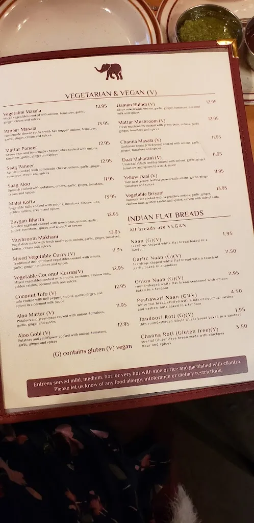 Menu_Red Fort Cuisine Of India_St. George, UT_image_old_3