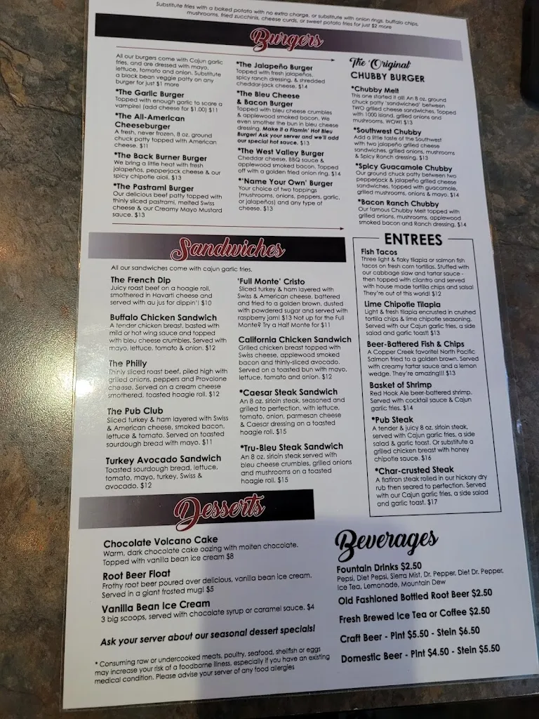 Menu_Coppercreek Pub & Grub_West Valley City, UT_image_old_1