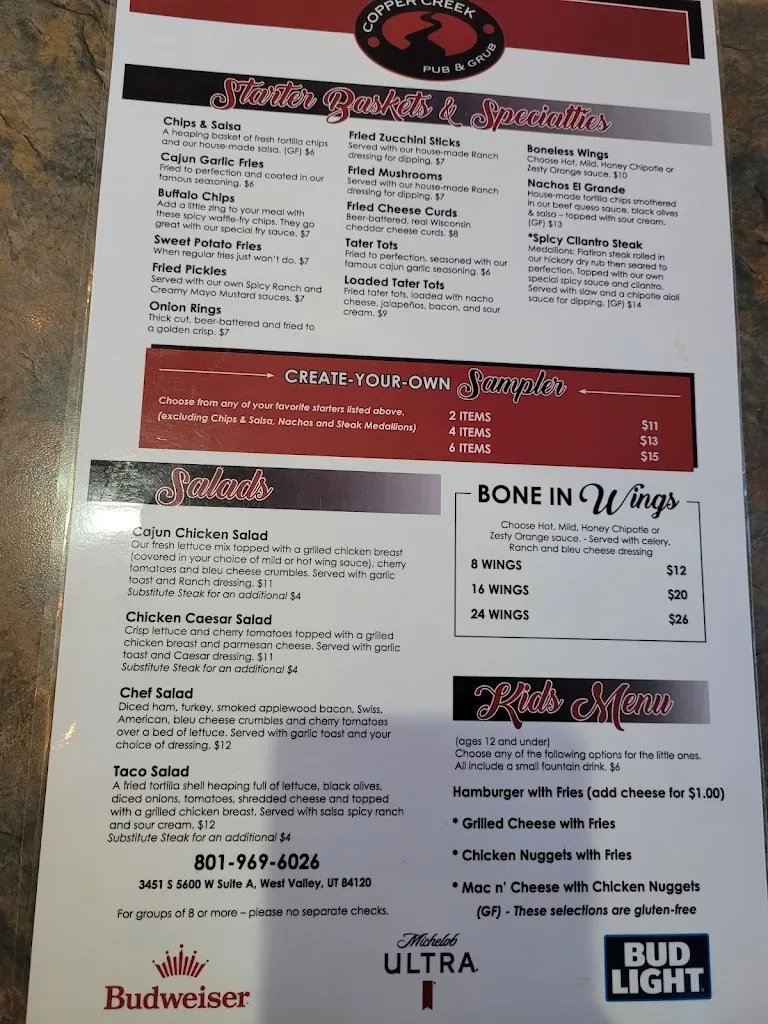 Menu_Coppercreek Pub & Grub_West Valley City, UT_image_old_2