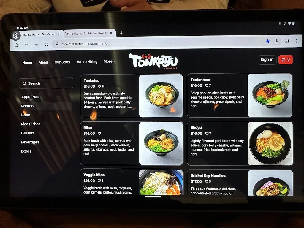 Menu_Tonkotsu Ramen Bar_West Valley City, UT_image_old_2