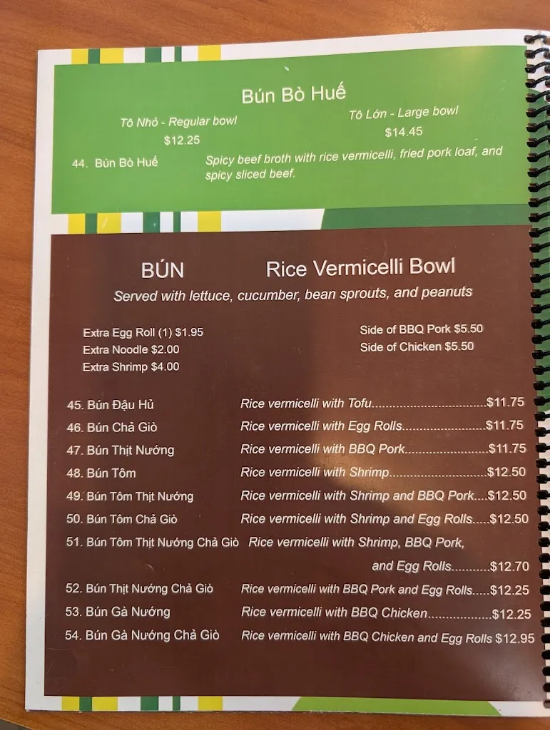 Menu_Phở Cali_West Valley City, UT_image_old_1