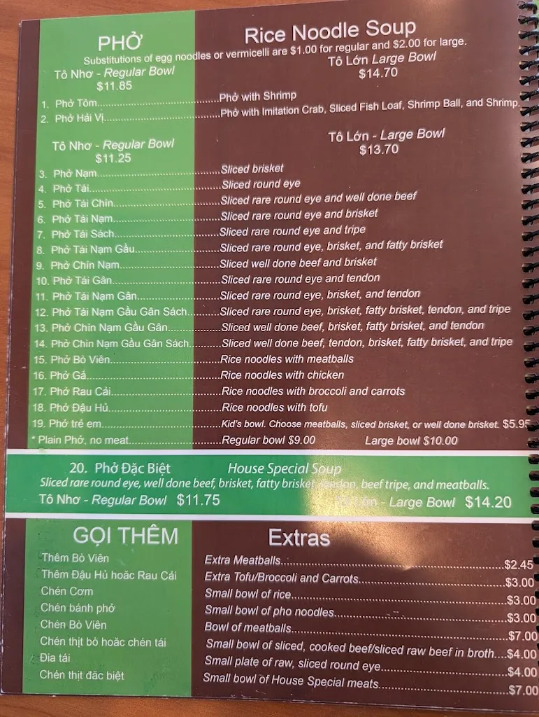 Menu_Phở Cali_West Valley City, UT_image_old_3