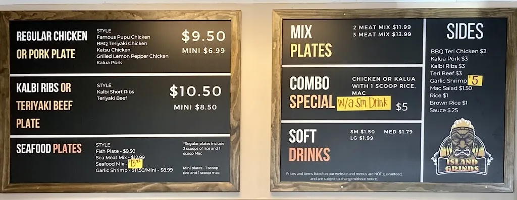 Menu_Island Grinds_West Valley City, UT_image_old_3