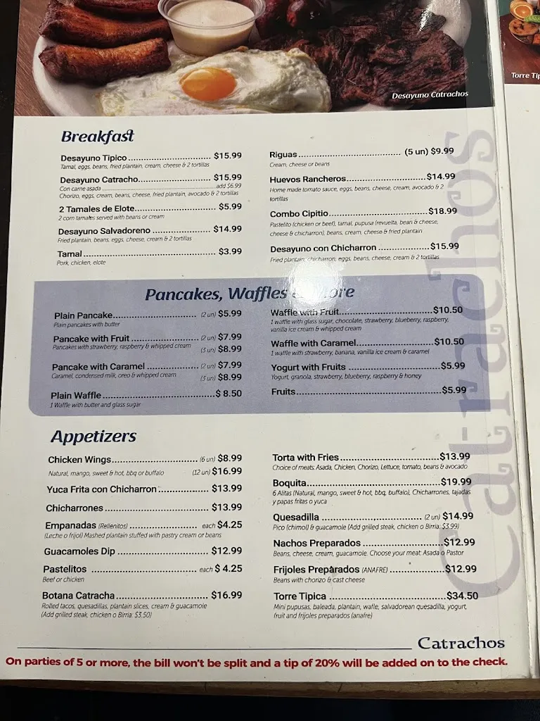 Menu_Catrachos Restaurant_West Valley City, UT_image_old_1