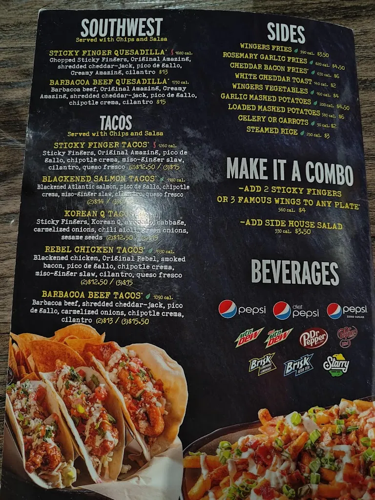 Menu_WINGERS Restaurant & Alehouse_West Valley City, UT_image_old_1