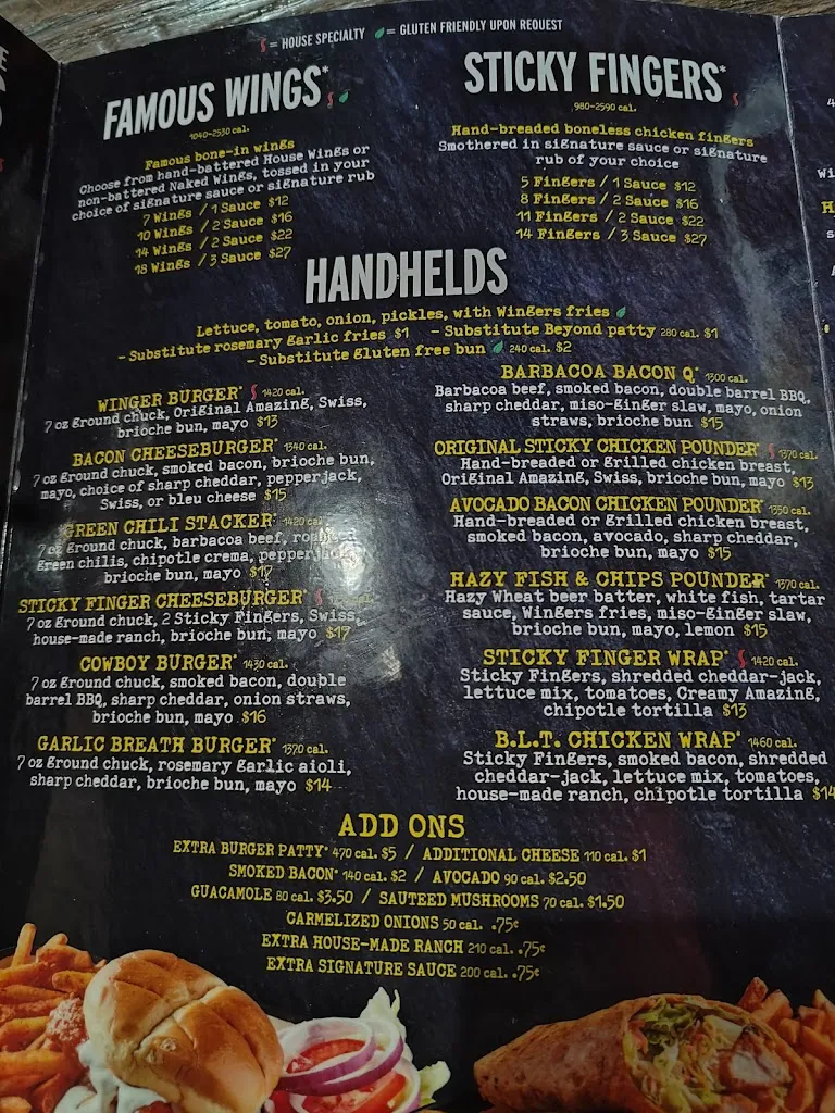 Menu_WINGERS Restaurant & Alehouse_West Valley City, UT_image_old_2