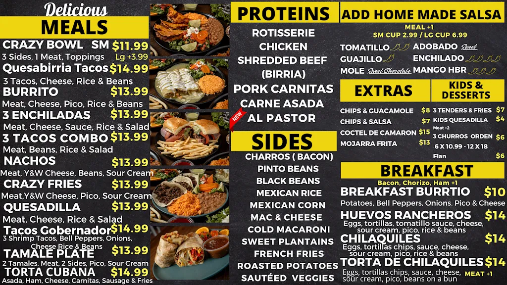 Menu_Gallo Loco Chicken Express_West Valley City, UT_image_old_1