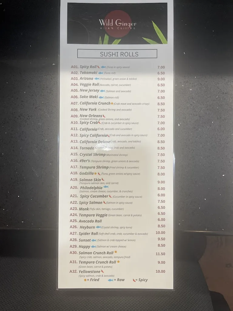 Wild Ginger Asian Cuisine_West Valley City, UT_menu_bild_3