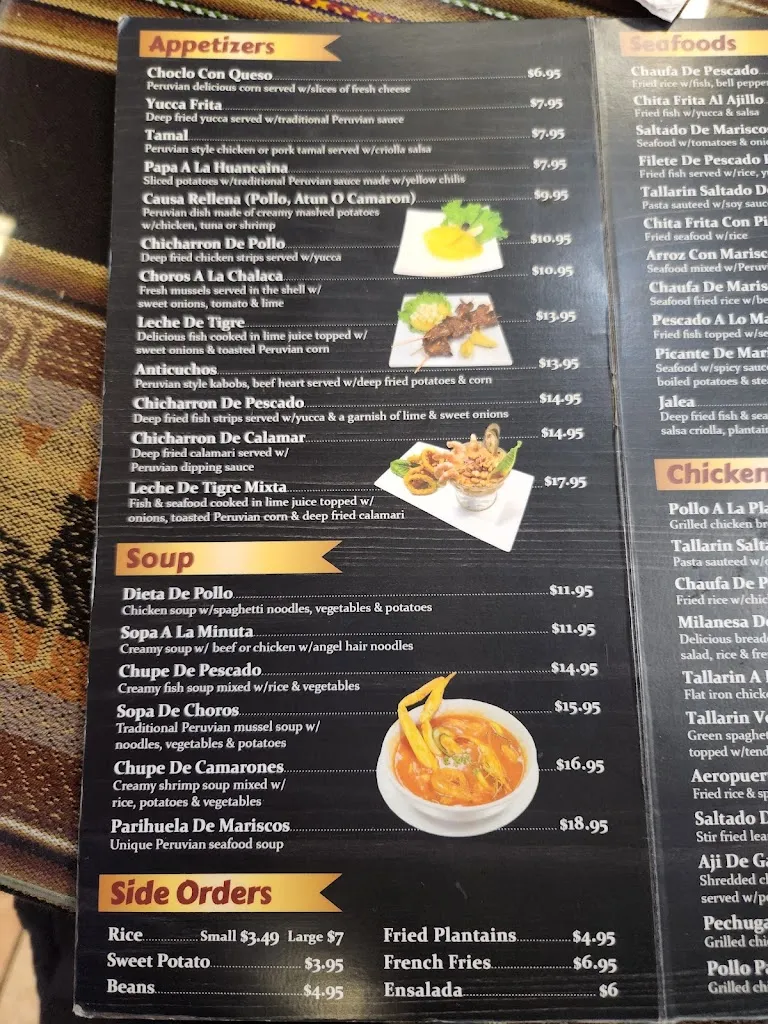 Menu_El Rocoto Peruvian Restaurant - Utah_West Valley City, UT_image_old_2