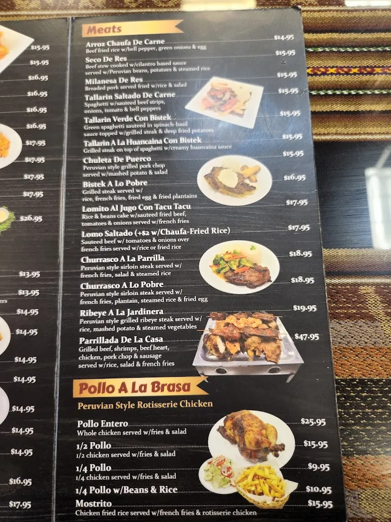 Menu_El Rocoto Peruvian Restaurant - Utah_West Valley City, UT_image_old_3