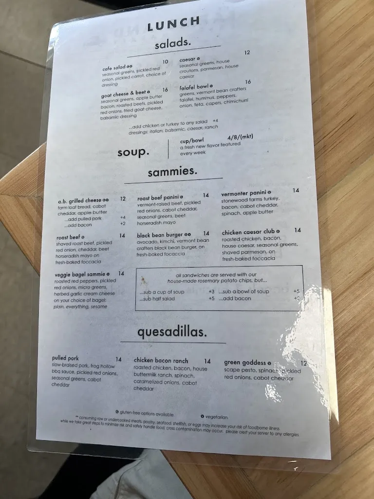 Menu_The Farmstand Cafe & Market_Castleton, VT_image_old_3