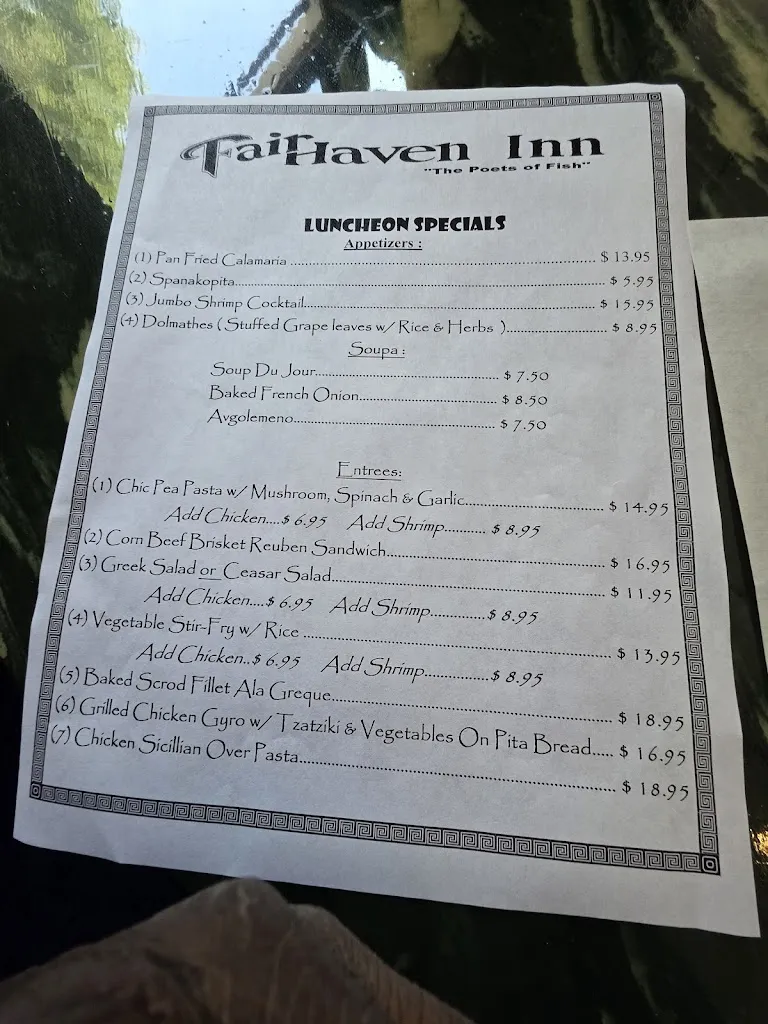 Menu_Fair Haven Inn_Fair Haven, VT_image_old_1