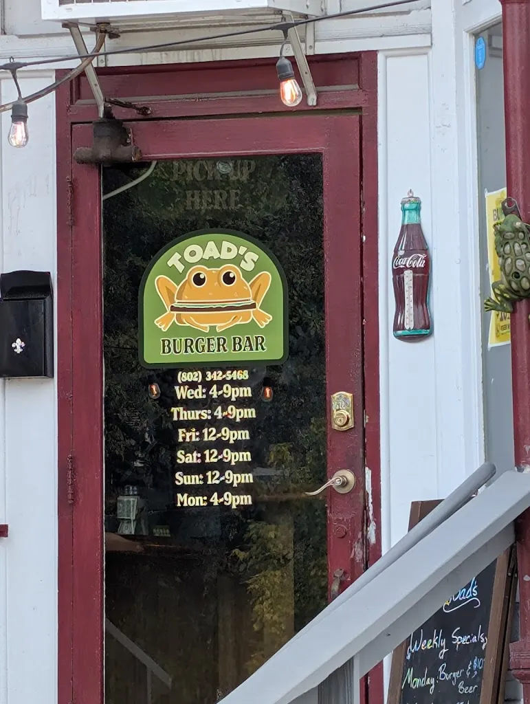 Glenn Berntson_Toad's Burger Bar_Poultney, VT_review