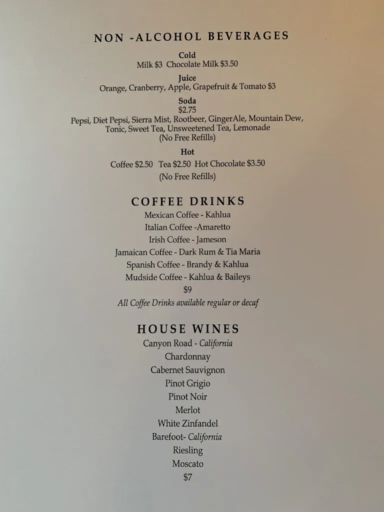 Menu_Rustic Rooster_Shrewsbury, VT_image_old_2