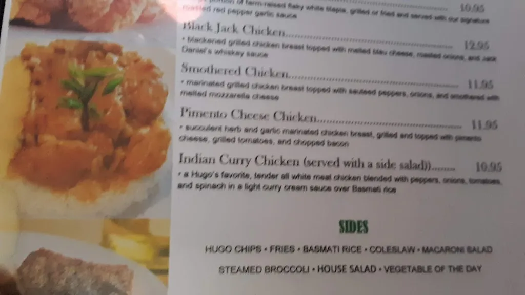 Menu_Hugo’s Restaurant and Sports Bar_Martinsville, VA_image_old_3