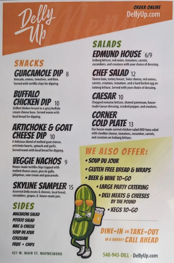 Menu_Delly Up_Waynesboro, VA_image_old_1