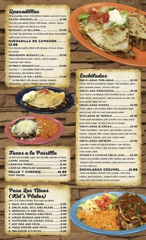 Menu_La Parrilla Mexican Grill_Suffolk, VA_image_old_1