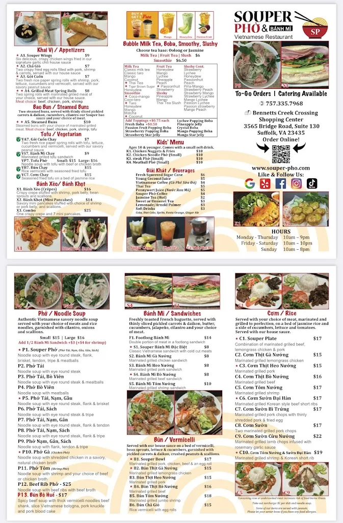Souper Pho & Banh Mi restaurant in Suffolk, VA