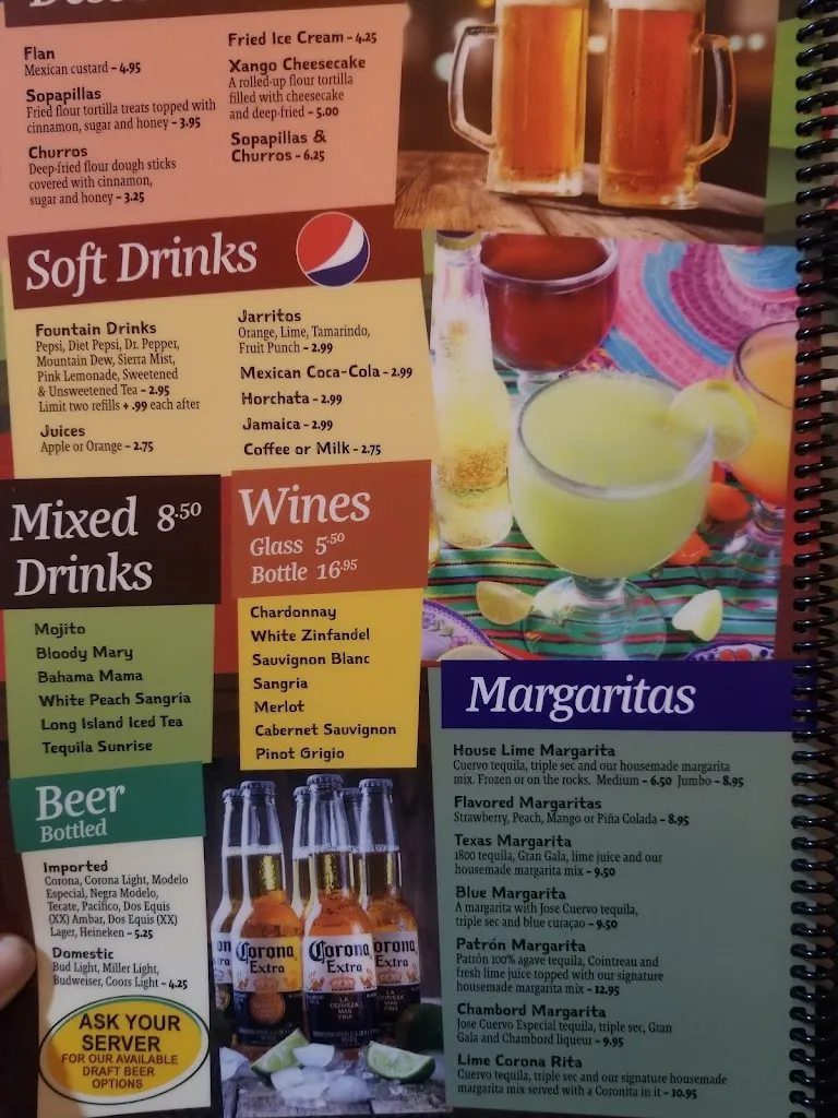 Menu_El Jaripeo_Culpeper, VA_image_old_1