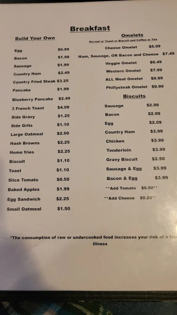 Menu_Grayson Restaurant_Wytheville, VA_image_old_2