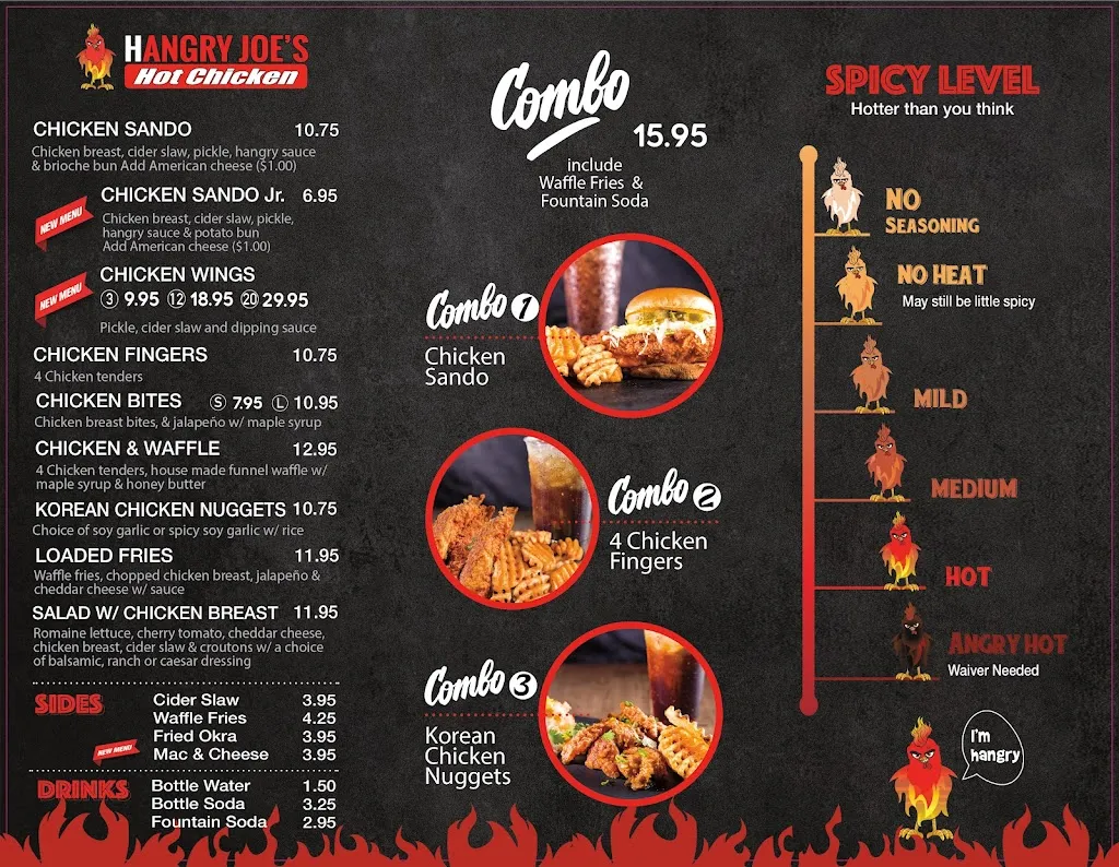 Menu_Hangry Joe’s Hot Chicken_Fairfax, VA_image_old_2