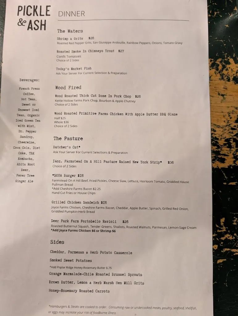Menu_Pickle & Ash_Stuart, VA_image_old_3
