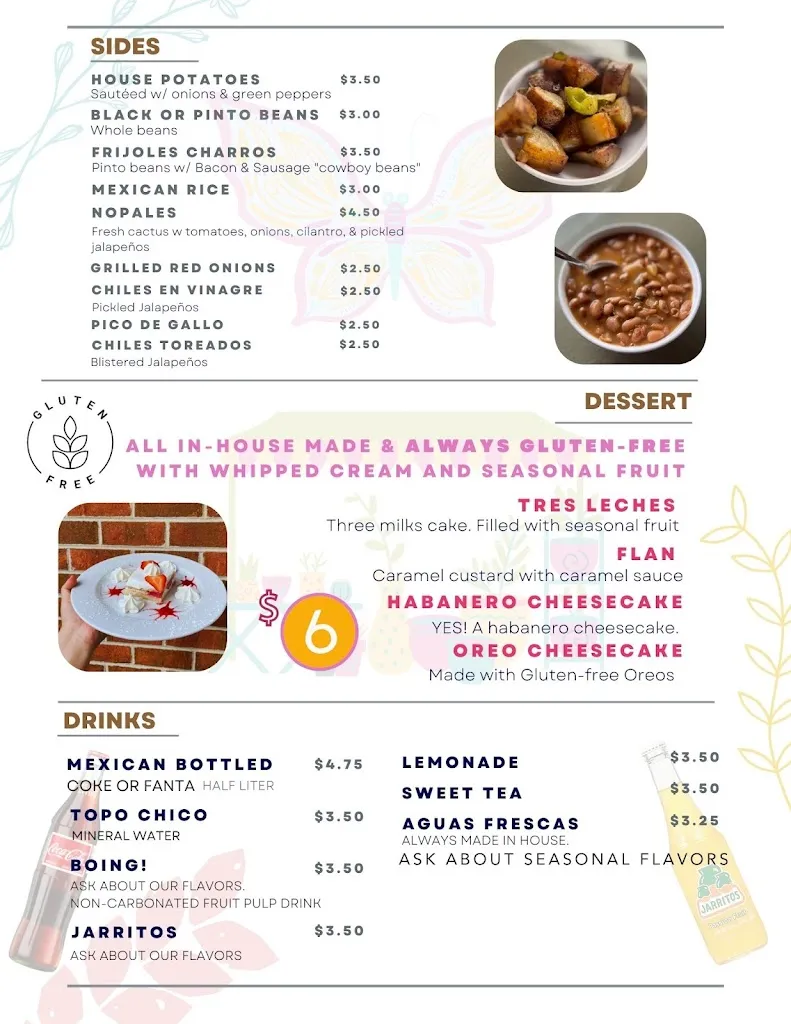 Menu_Los Tios_Prince George, VA_image_old_1