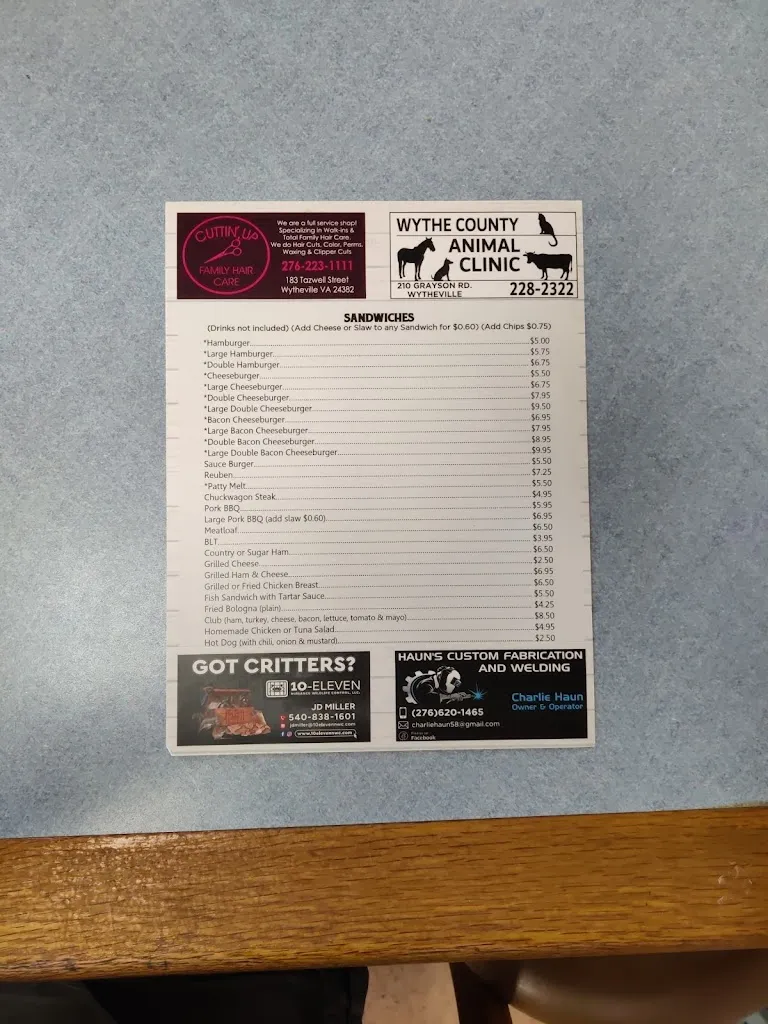 Menu_Virginia Heights Restaurant_Wytheville, VA_image_old_3