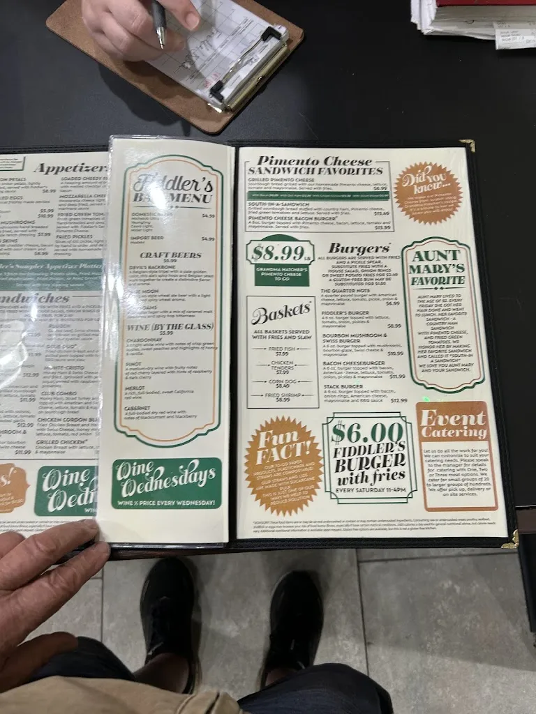 Menu_Fiddler's Wytheville_Wytheville, VA_image_old_2