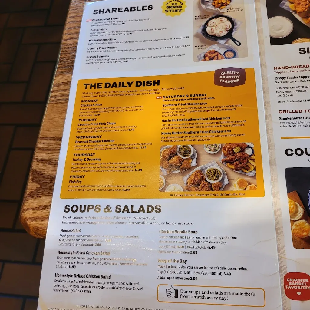 Menu_Cracker Barrel Old Country Store_Wytheville, VA_image_old_3