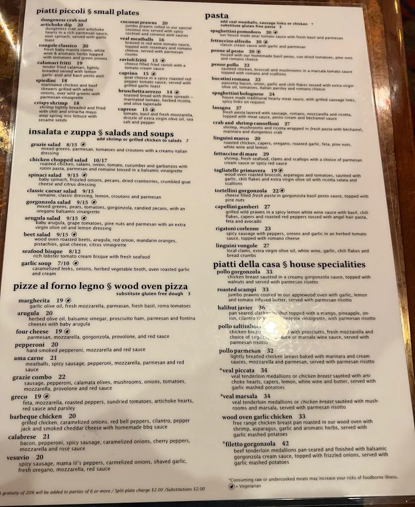 Menu_Grazie Ristorante Italiano_Bothell, WA_image_old_3