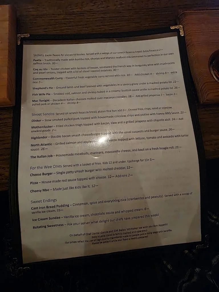 Menu_Side Hustle Local_Bothell, WA_image_old_1