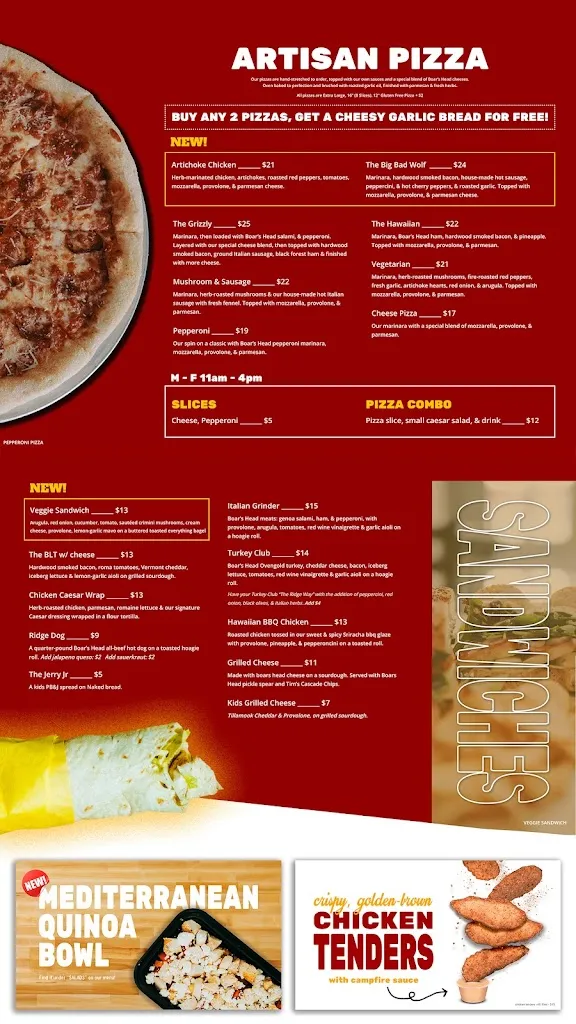 Menu_The Ridge Commons_Bothell, WA_image_old_1
