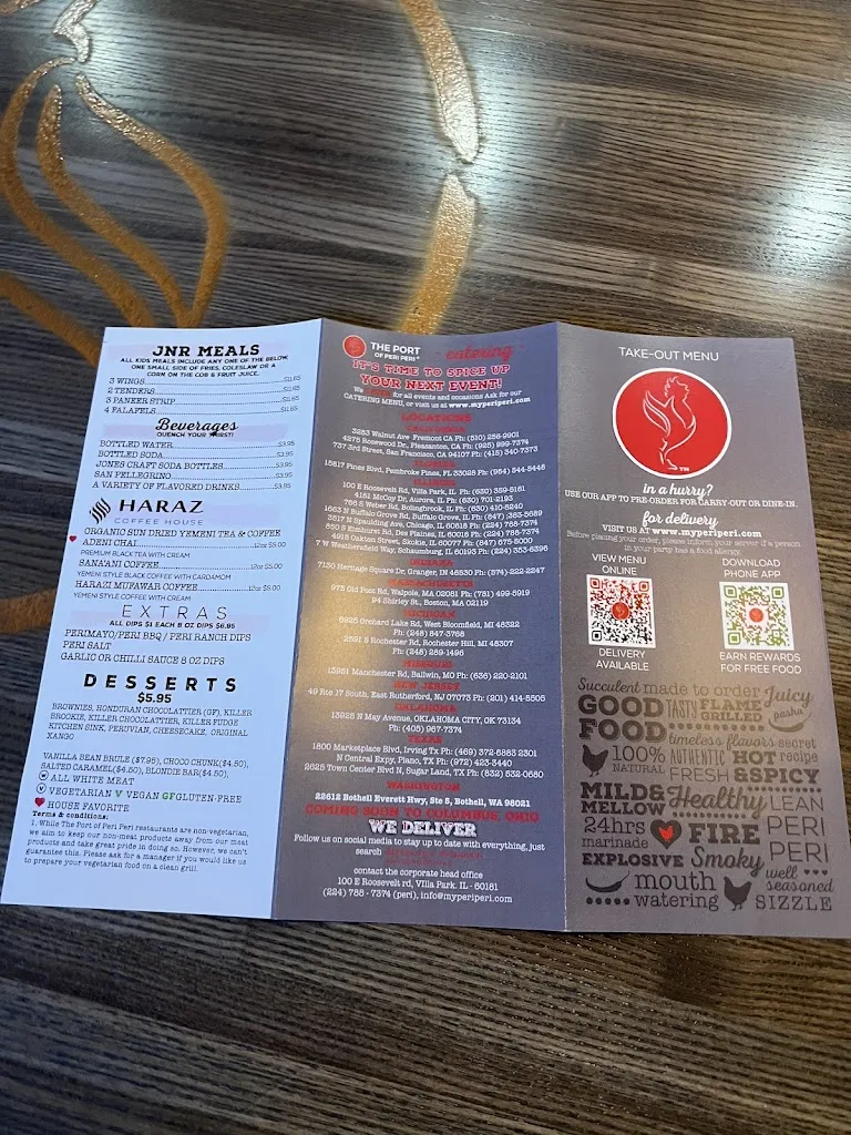 Menu_The Port Of Peri Peri - Bothell_Bothell, WA_image_old_3