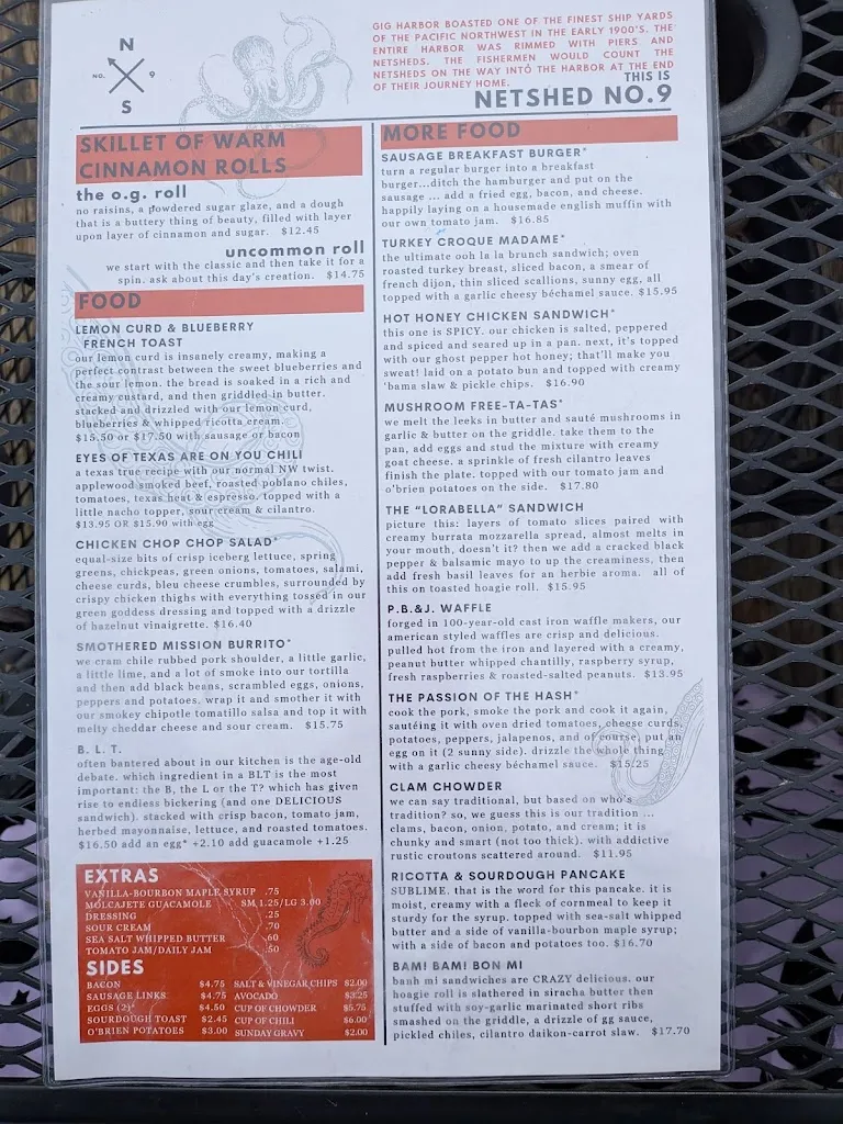 Menu_NetShed No. 9_Gig Harbor, WA_image_old_2
