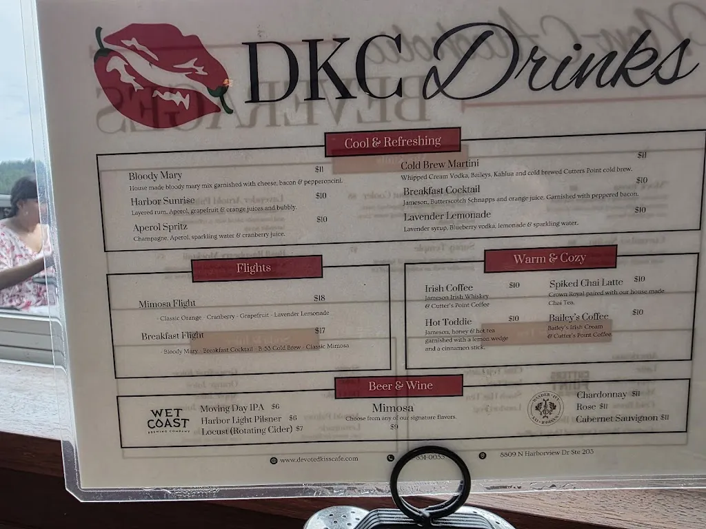 Menu_Devoted Kiss Cafe_Gig Harbor, WA_image_old_3