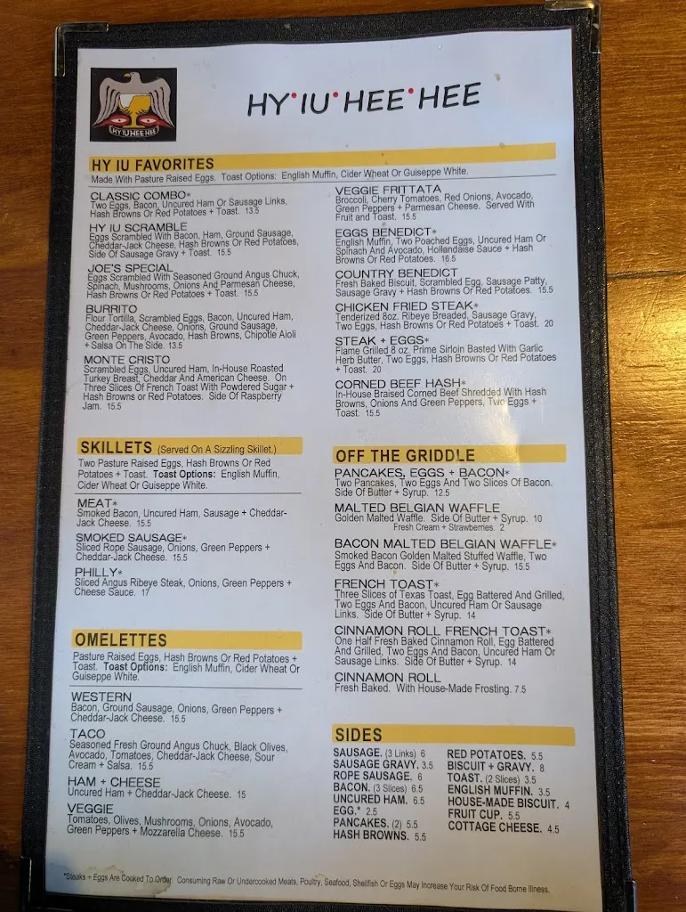 Menu_Hy Iu Hee Hee_Gig Harbor, WA_image_old_1