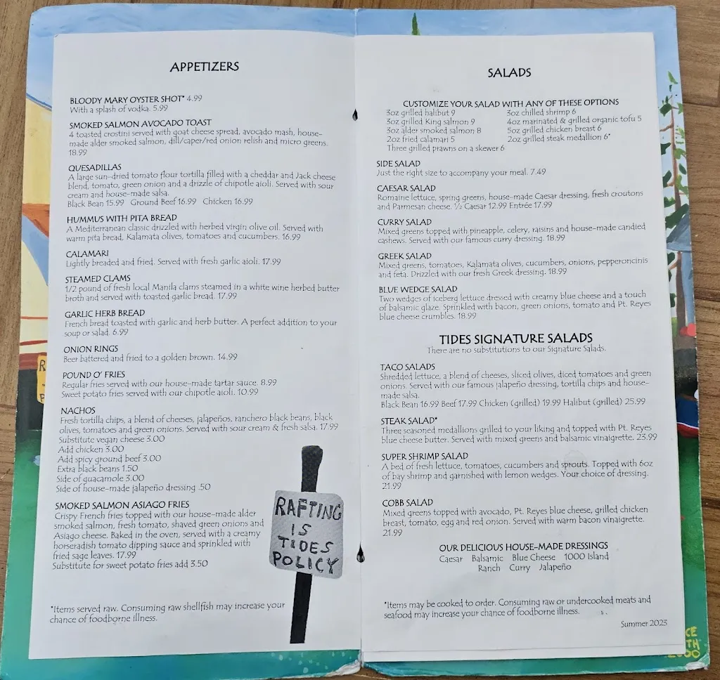 Menu_Tides Tavern_Gig Harbor, WA_image_old_2