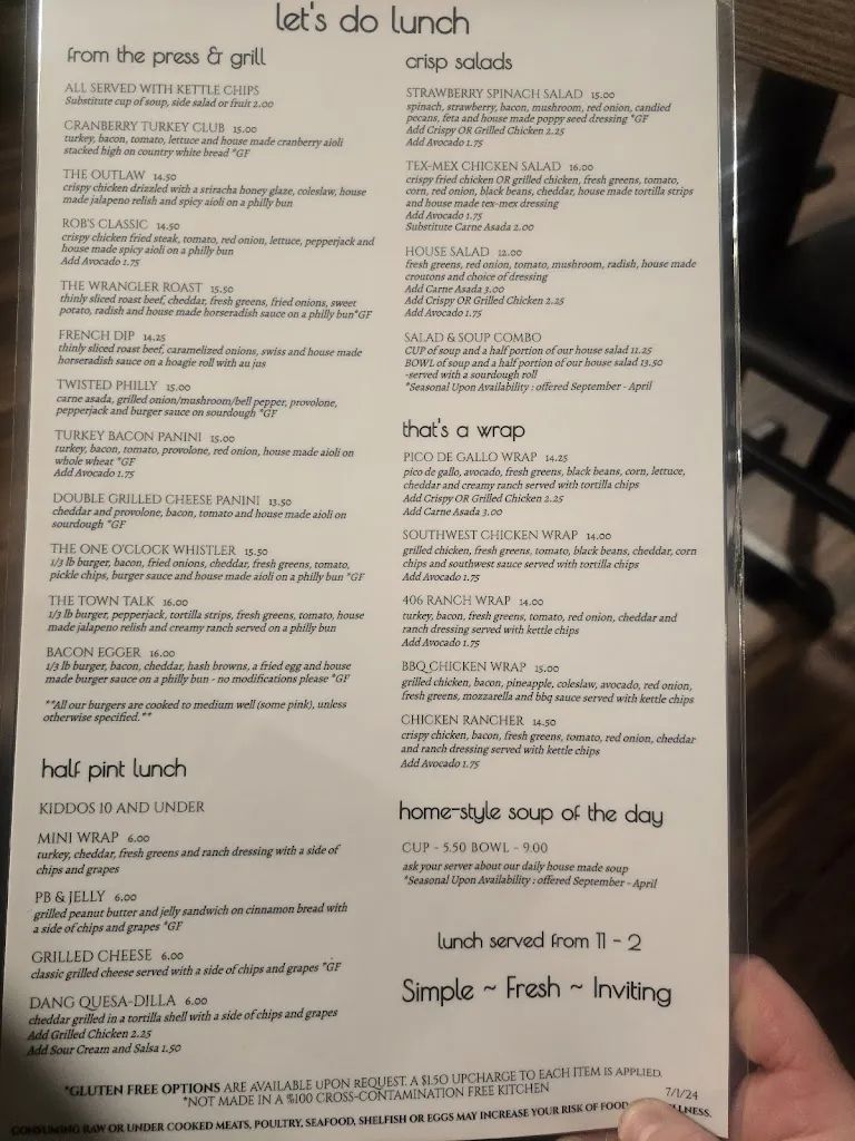 Menu_Bread & Butter Café_Townsend, MT_image_old_2