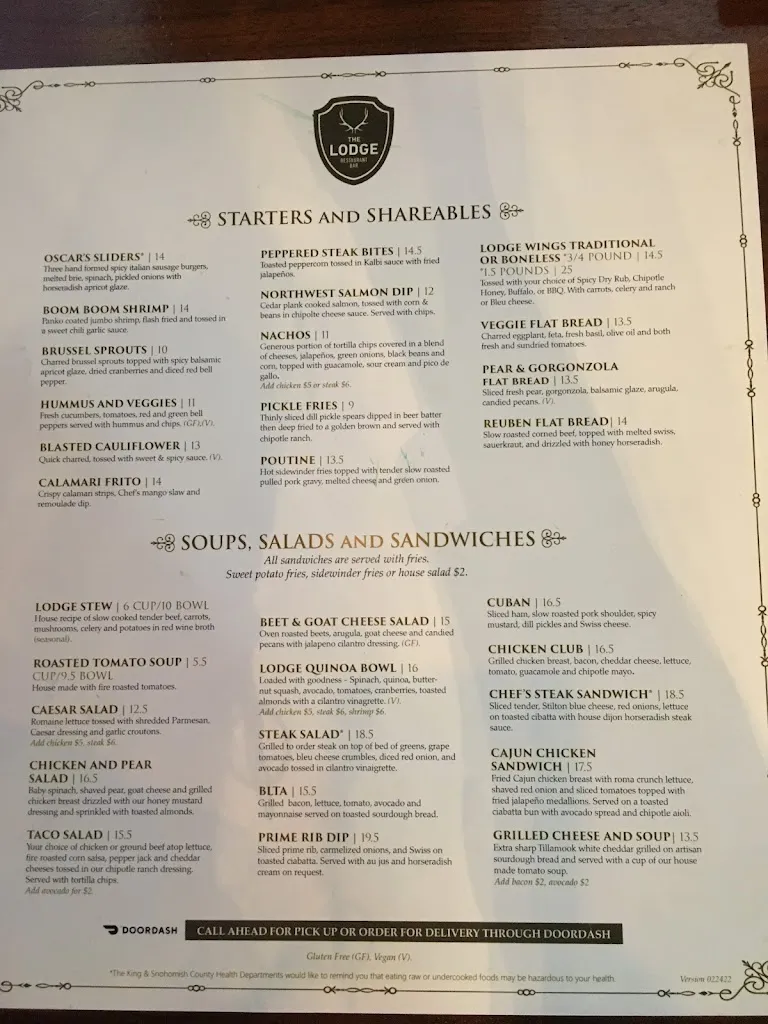 Menu_The Lodge Sports Grille_Mill Creek, WA_image_old_2