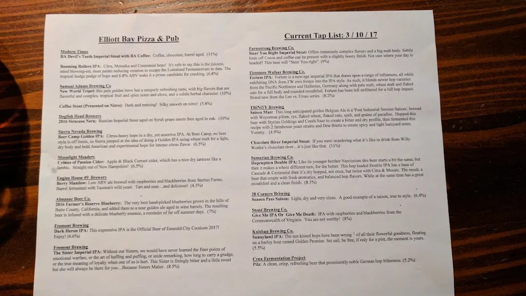 Menu_Elliott Bay Pizza & Pub_Mill Creek, WA_image_old_2