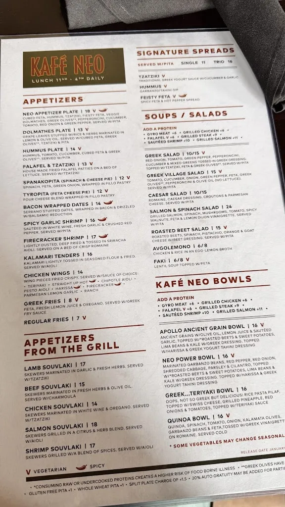 Menu_Kafe Neo Mill Creek_Mill Creek, WA_image_old_1