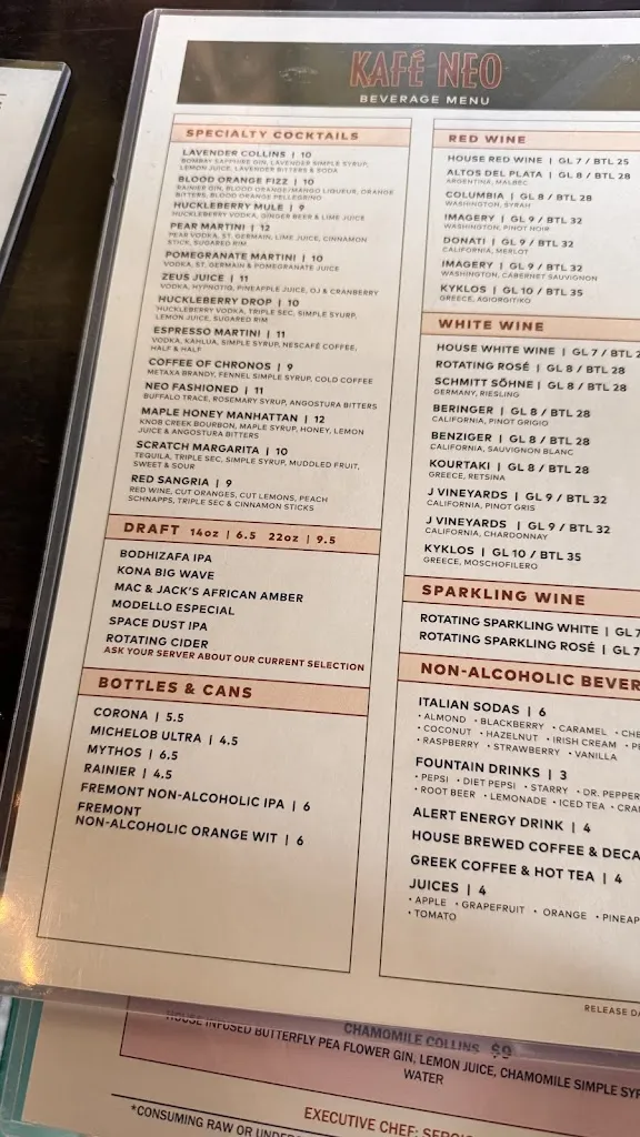 Menu_Kafe Neo Mill Creek_Mill Creek, WA_image_old_3