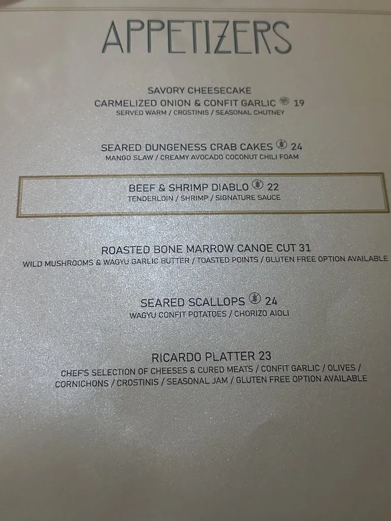 Menu_Ricardo's Kitchen + Bar_Lacey, WA_image_old_1