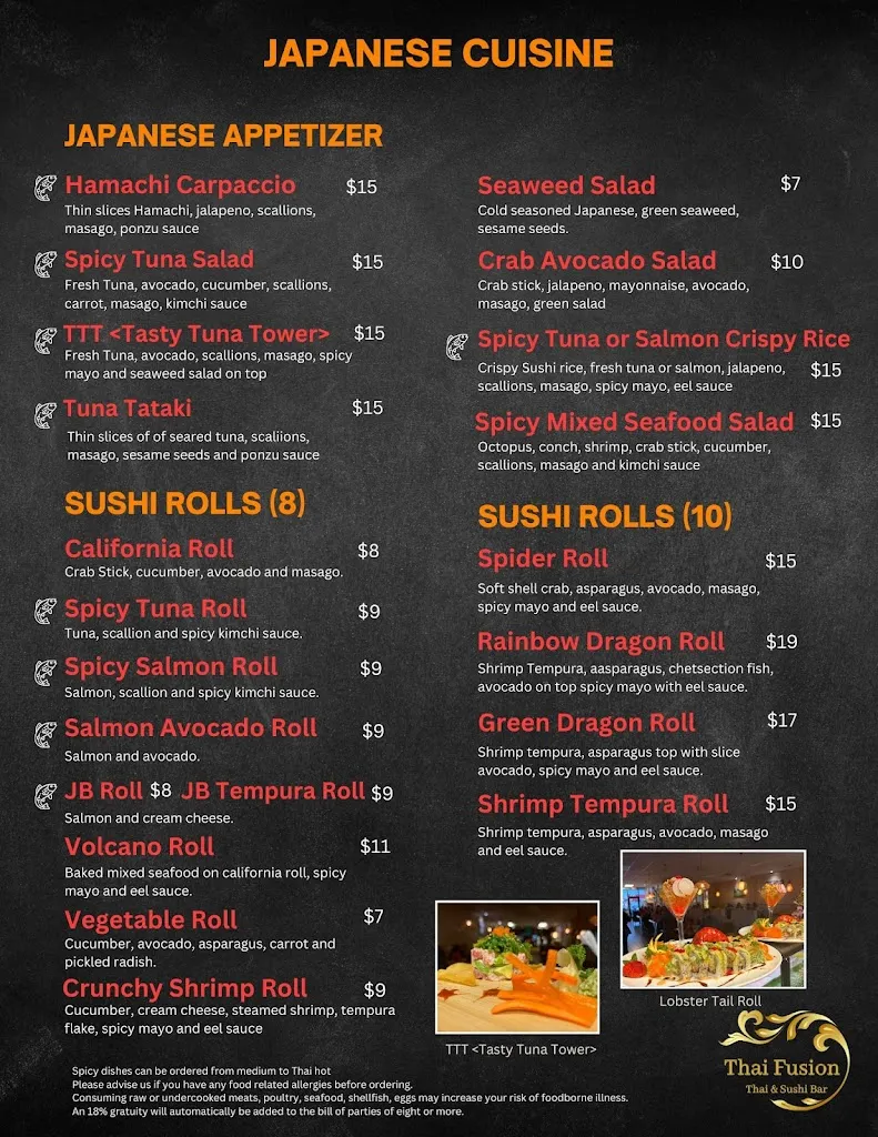 Menu_Thai Fusion_Barboursville, WV_image_old_3