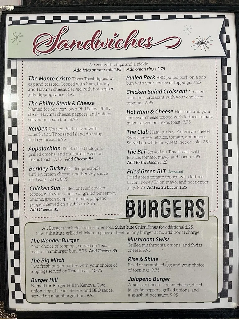 Menu_Griffith & Feil Soda Fountain_Kenova, WV_image_old_2